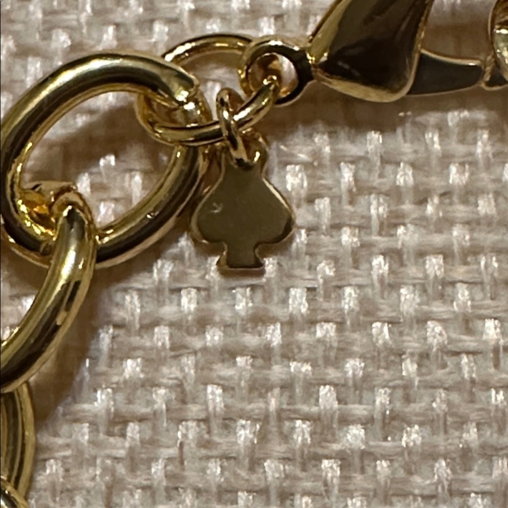 Kate Spade Gold Charm Bracelet with Fun Charms - Picture 6 of 7